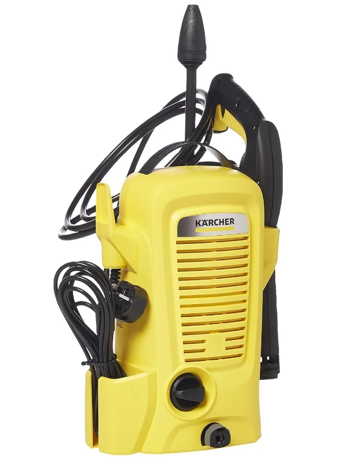 Premium High-Pressure Washer 110 Bar 1400W Electric Power Cleaner for Home and Garden (Yellow, 1400W) 6huhw