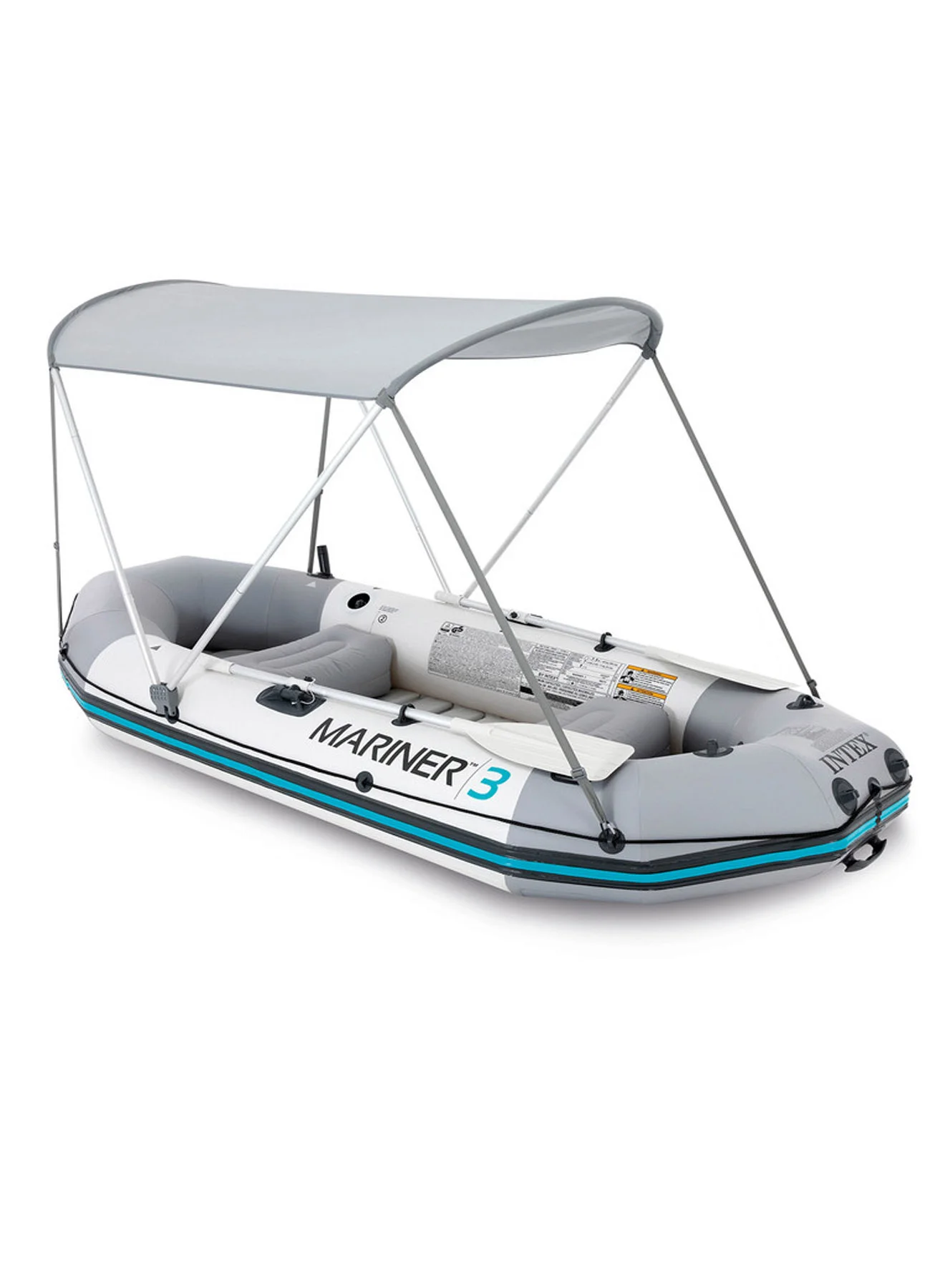 Premium Boat Bimini Top Sun Shade Canopy (UV-Resistant Fabric, 160 x 142cm) b3dxj