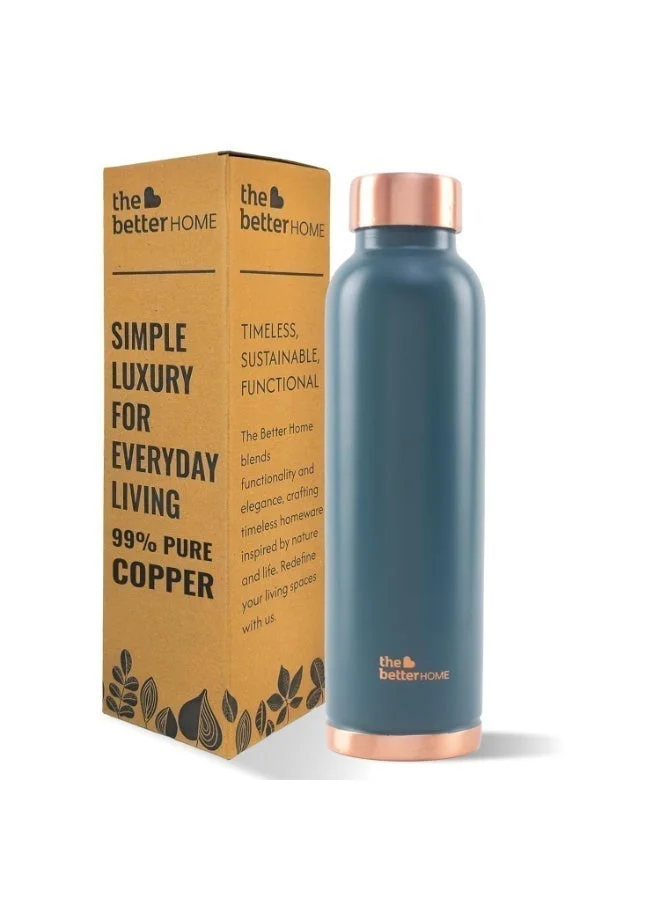 The Better Home Pure Copper Water Vessel Premium Leak-Proof Eco-Friendly Hydration Container (950 mL) ljedl