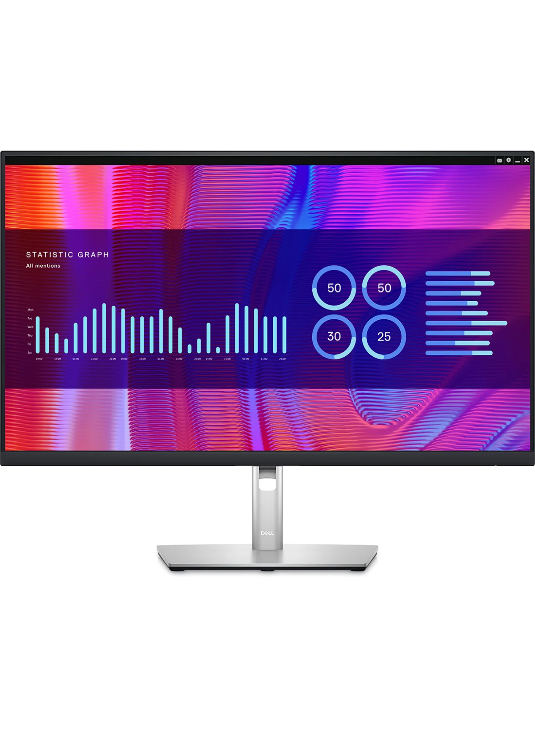 Premium 27-Inch USB-C Hub Monitor High-Resolution LED Display for Professional Workstations (Black, 68.58 cm) 2fd4a