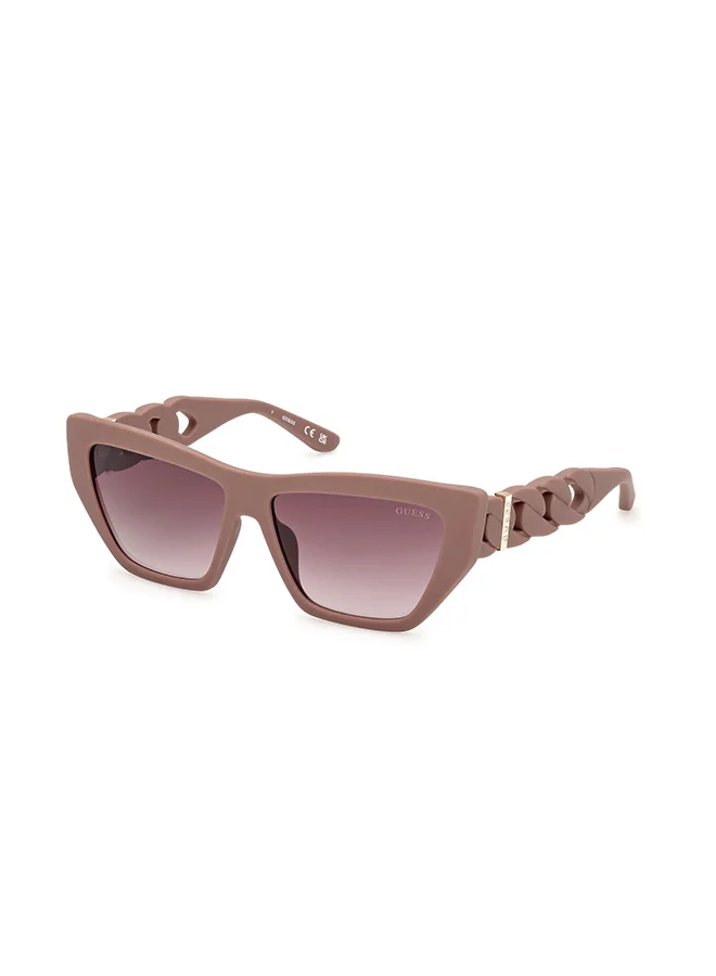 Premium Cat Eye Sunglasses for Women UV Protection Stylish Fashion Eyewear (Black, 56 mm) vnwes