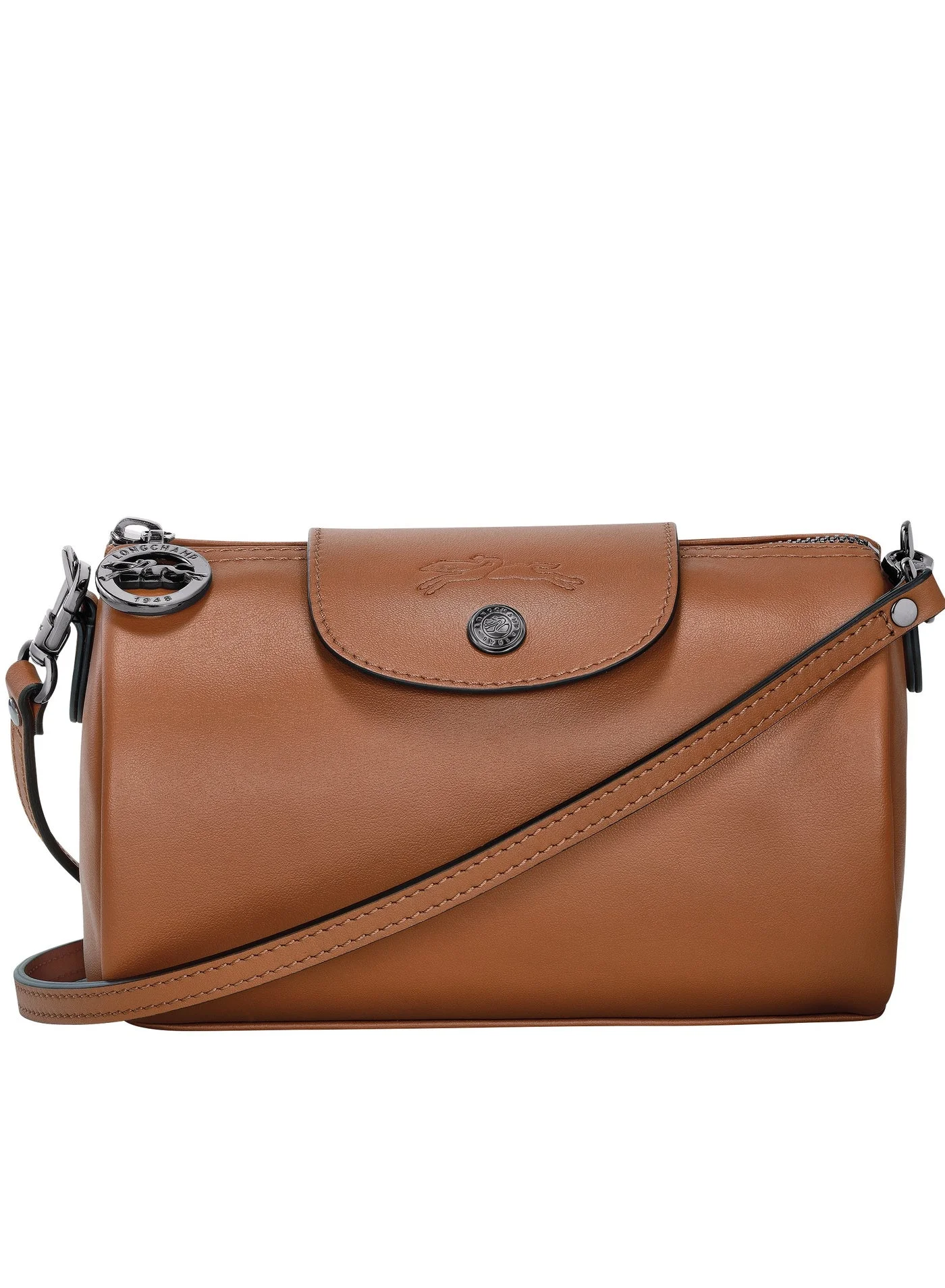 Premium Leather Crossbody Bag Minimalist Compact Handbag for Women (Black, 17 cm x 14 cm x 10 cm) 0ry77