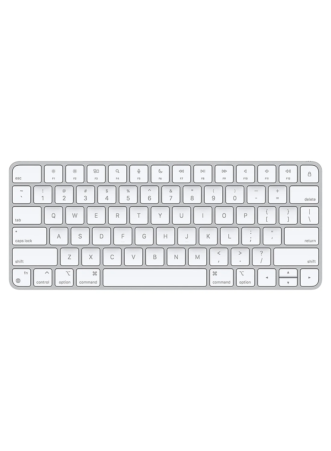 Premium Smart Wireless Keyboard Slim Ergonomic Design for iOS Devices (White, Standard Size) 1awnd