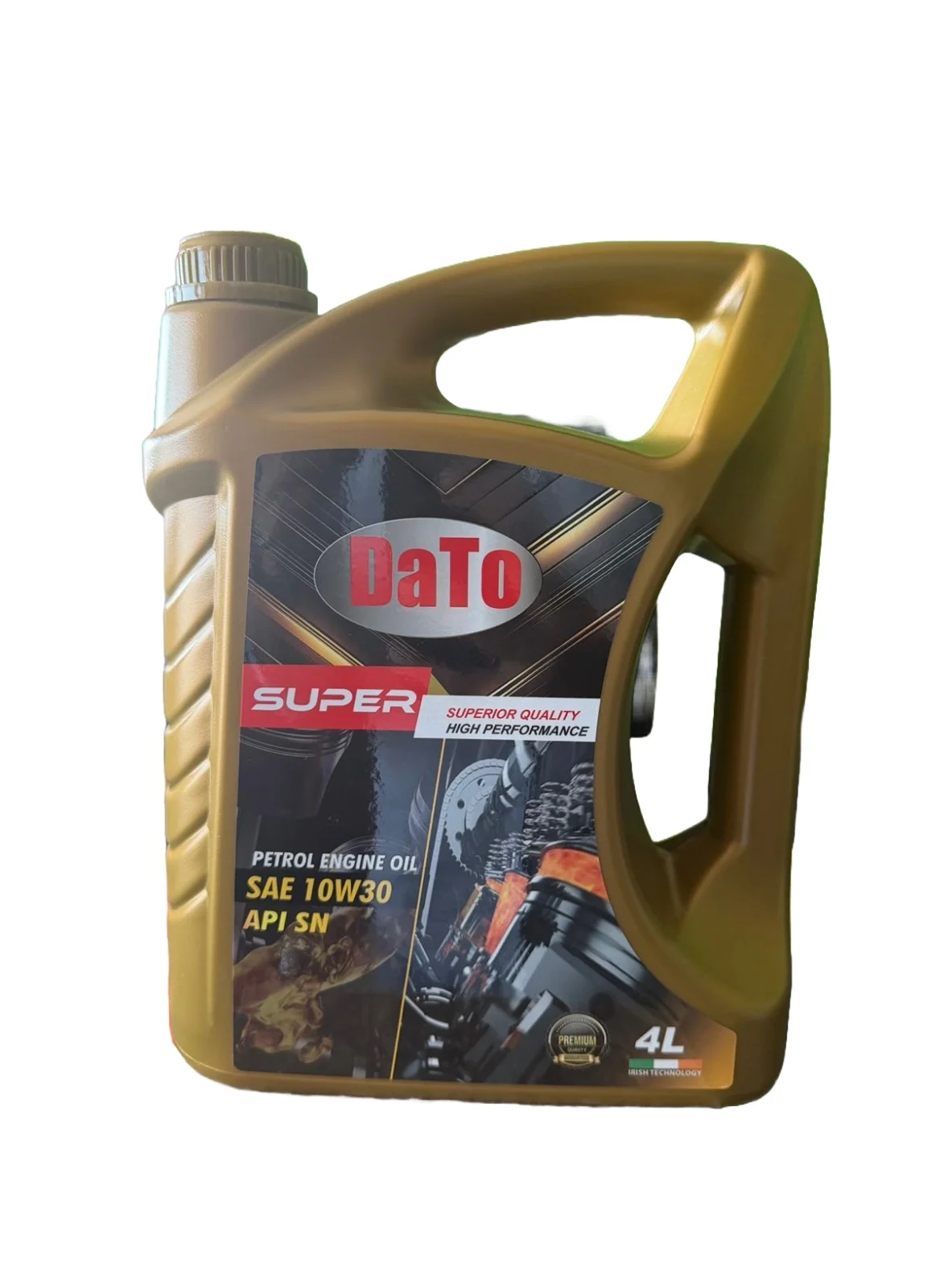 DATO 10W30 Engine Oil SN Premium Synthetic Blend Lubricant for Gasoline Engines (4 L) v90pu