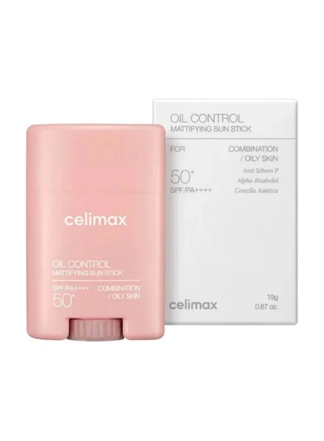 Celimax Oil Control Mattifying Sun Stick Premium SPF Protection for Oily and Combination Skin (19g) bstto