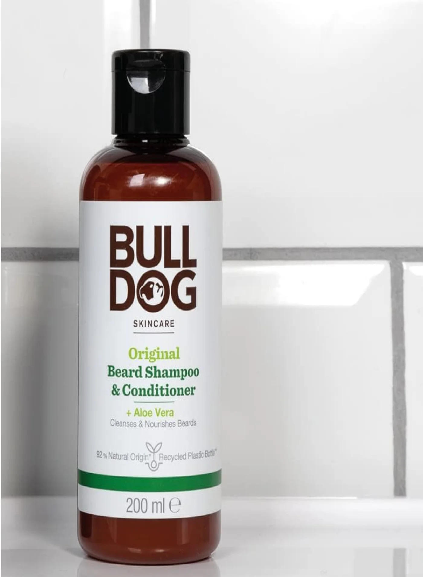 Bull Dog Original Beard Shampoo and Conditioner (Premium Grooming Set, 200 mL) 3vrj2