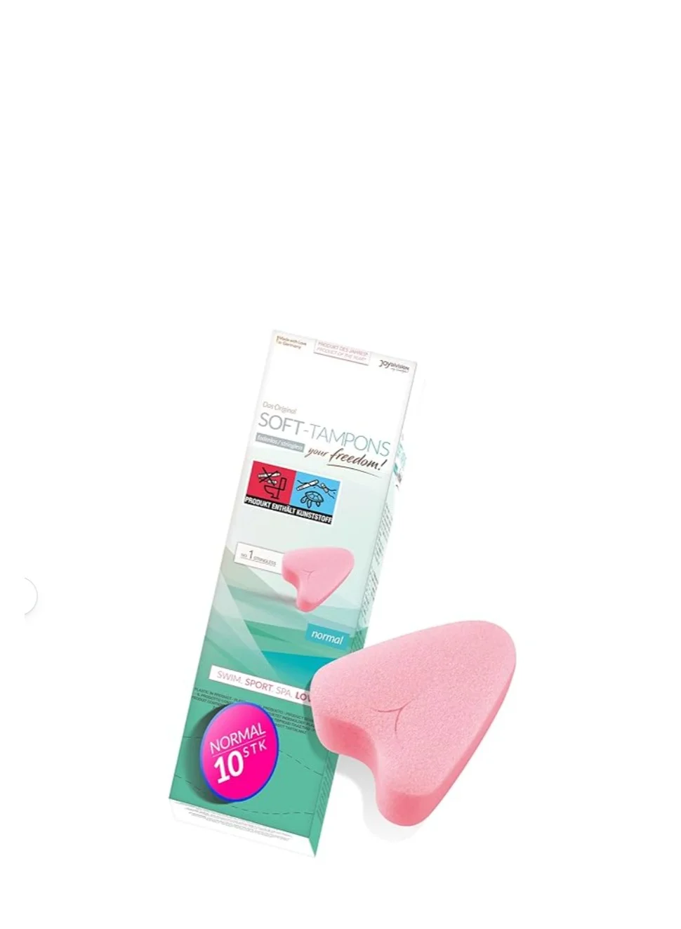 Joy Division Soft Tampons Premium Feminine Hygiene Care (Normal, 10 Pieces) gmbmq