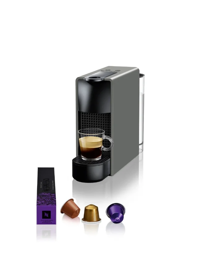 Compact Espresso Capsule Coffee Machine 19 Bar High Pressure (Grey, 0.6 L) kjs1z