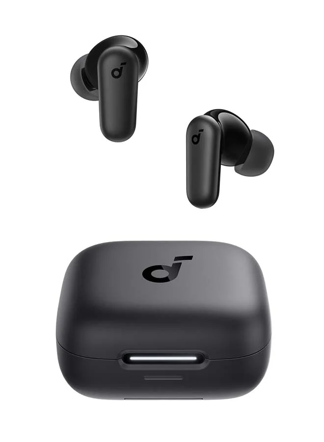 Premium Wireless Noise Cancelling Earbuds with Powerful Bass and 2-in-1 Phone Stand Case (Black) r7r75