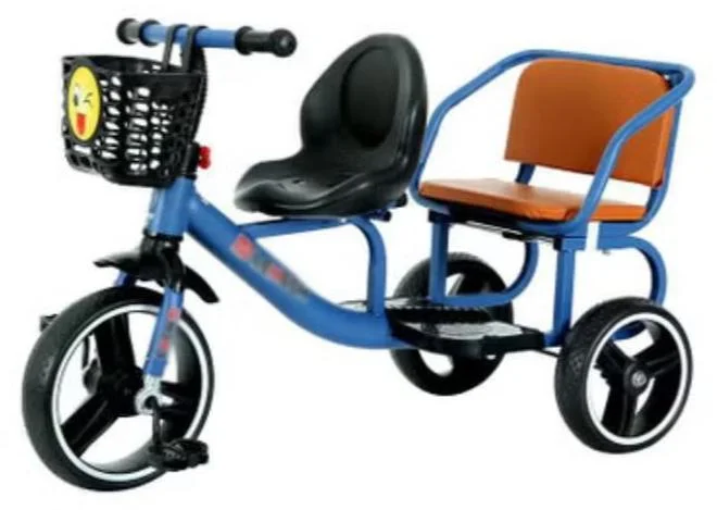 Arabest Children's Tricycle Tandem Riding Toy for Kids (Blue, 2-6 Years) ljks4