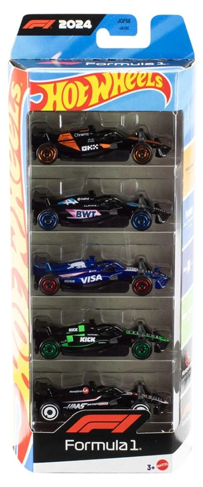 Die-Cast Car Formula 1 Racing Vehicle Set, Premium Metal Collectible Race Cars (5-Pack, 1:64 Scale) ieq8o