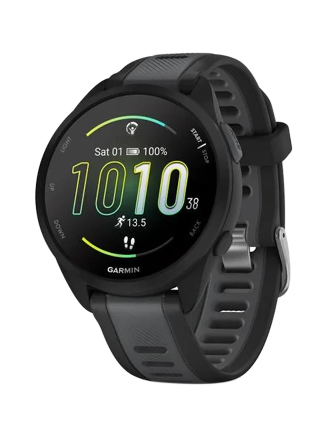 Premium GPS Running Smartwatch with AMOLED Display and Advanced Health Tracking (Black, 43 mm) 1eja9