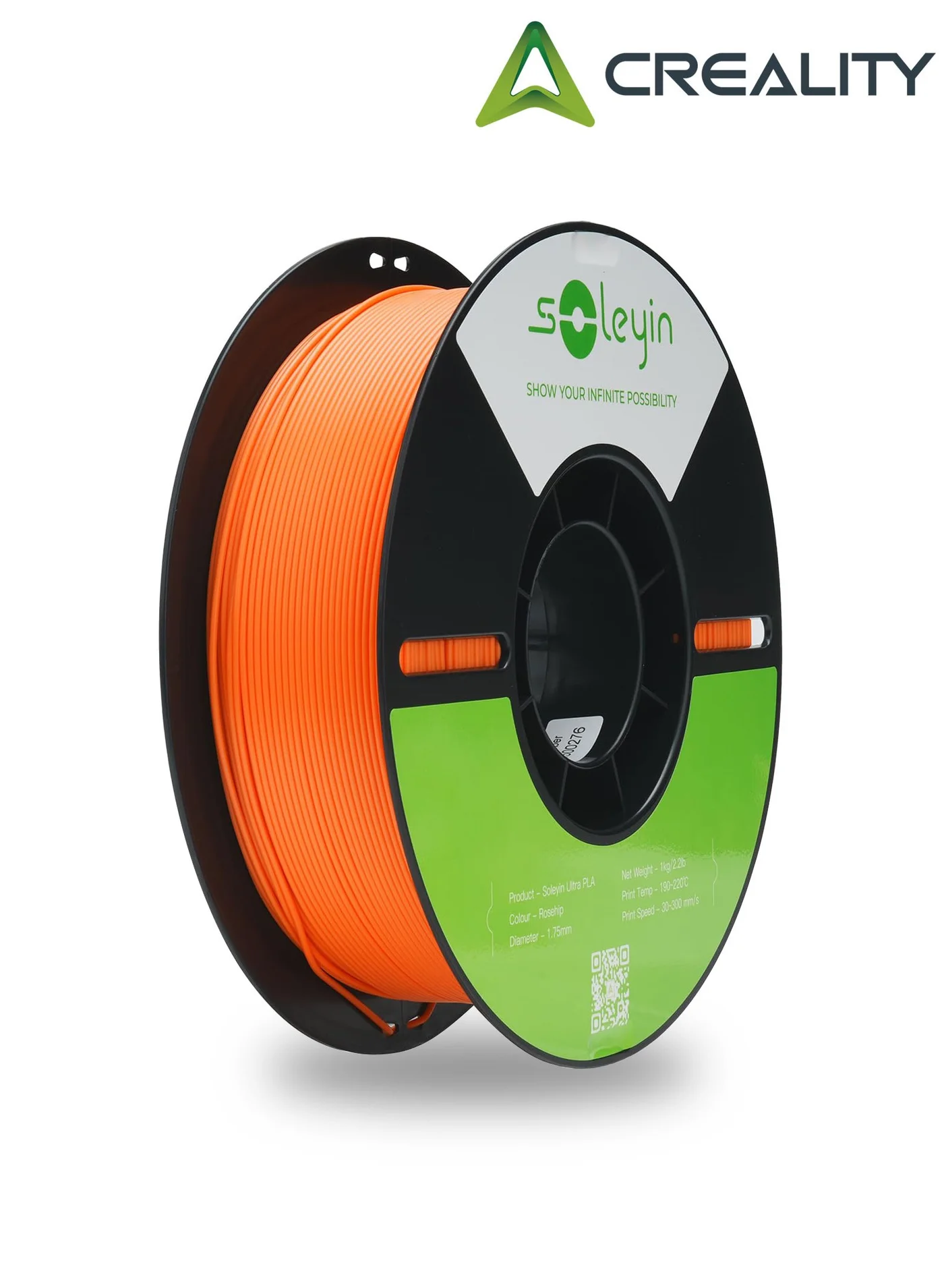 Soleyin Ultra PLA 3D Printer Filament High-Speed Printing Material (Rosehip, 1.75mm) pfbpb
