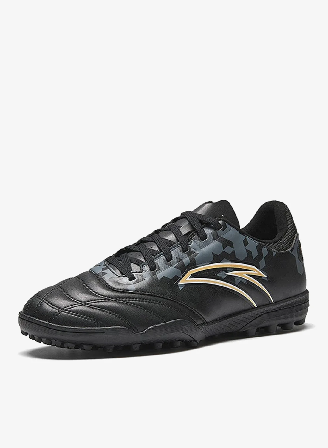 ANTA Football Training Turf Boots Professional Grip Footwear for Men (Black, 42 EU) g5kph