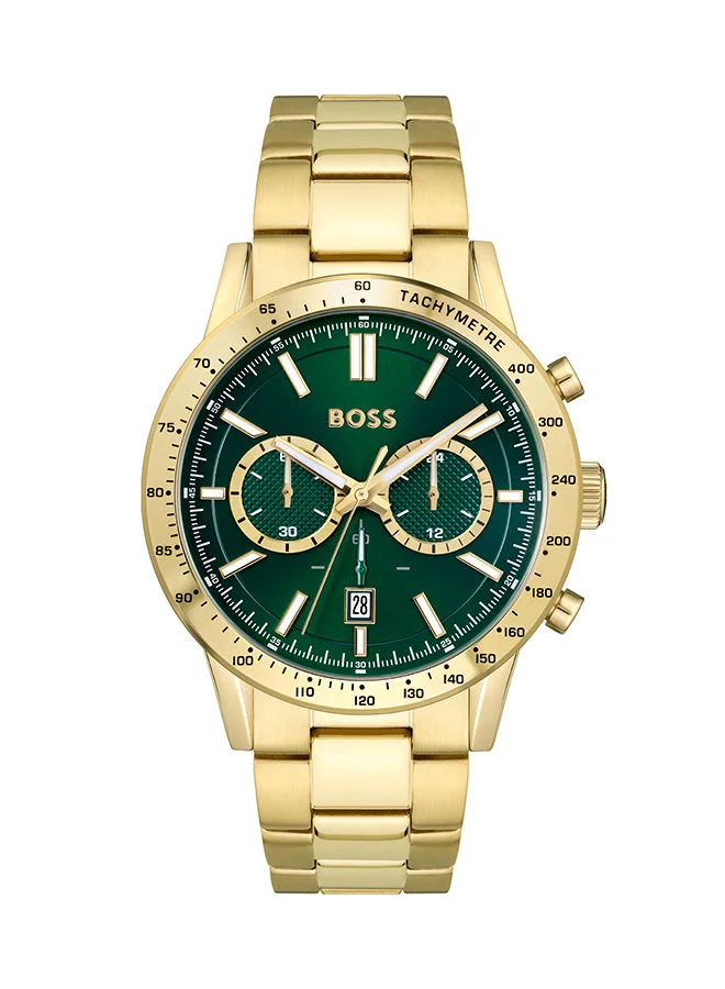 Premium Chronograph Round Stainless Steel Wrist Watch for Men (44 mm) rgn62