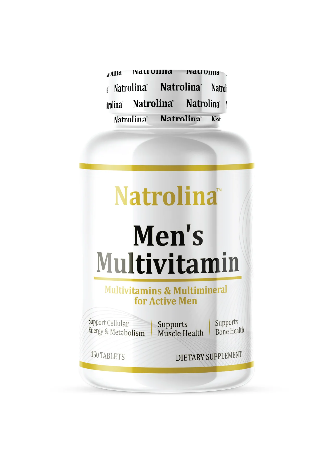 Natrolina Multivitamin & Multimineral Supplement for Active Men (150 Tablets) rf4bh