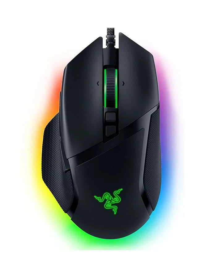 Premium Wired Gaming Mouse with 26,000 DPI Optical Sensor and 11 Programmable Buttons, Ergonomic Right-Handed Design with Customizable RGB Lighting lkl4q