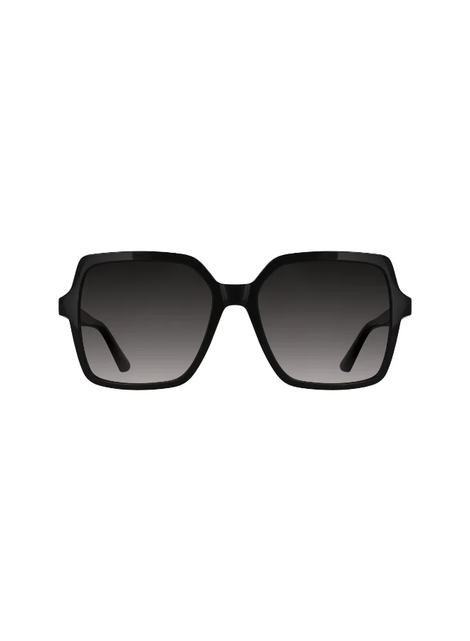 Premium Full Rim Injected Sunglasses for Men and Women (Black, 56-17 mm) 92bk7