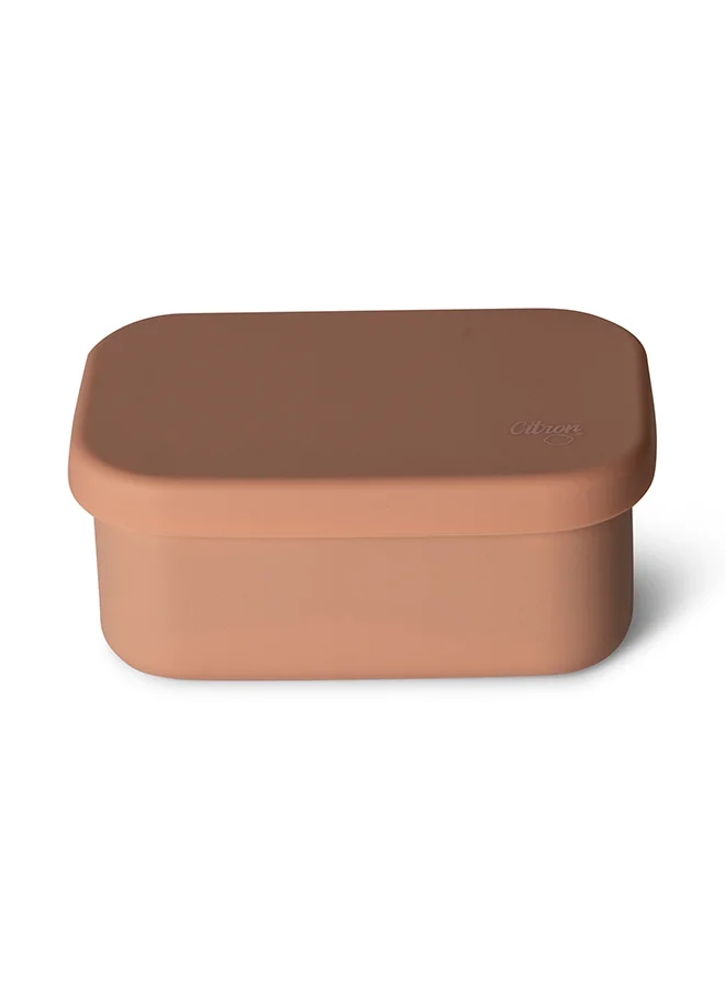Citron Mini Stainless Steel Snackbox Leak Proof Food Container for Kids (Blush Pink, 1 Compartment) 615pk