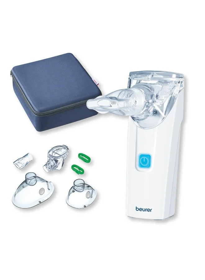 Portable Mesh Nebulizer Silent Handheld Respiratory Care Device with Self-Cleaning Function (Compact, 1 Unit) 6nx54