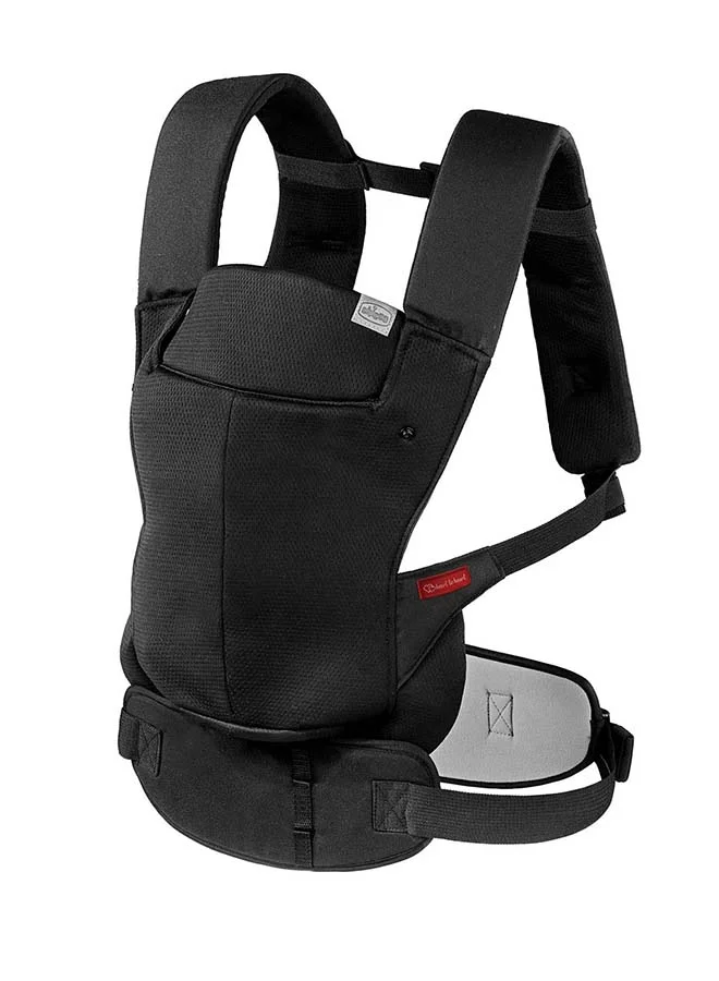 Snug Support 4-In-1 Infant Carrier Ergonomic Baby Holder (Black, 0-24 Months) 4w8zn