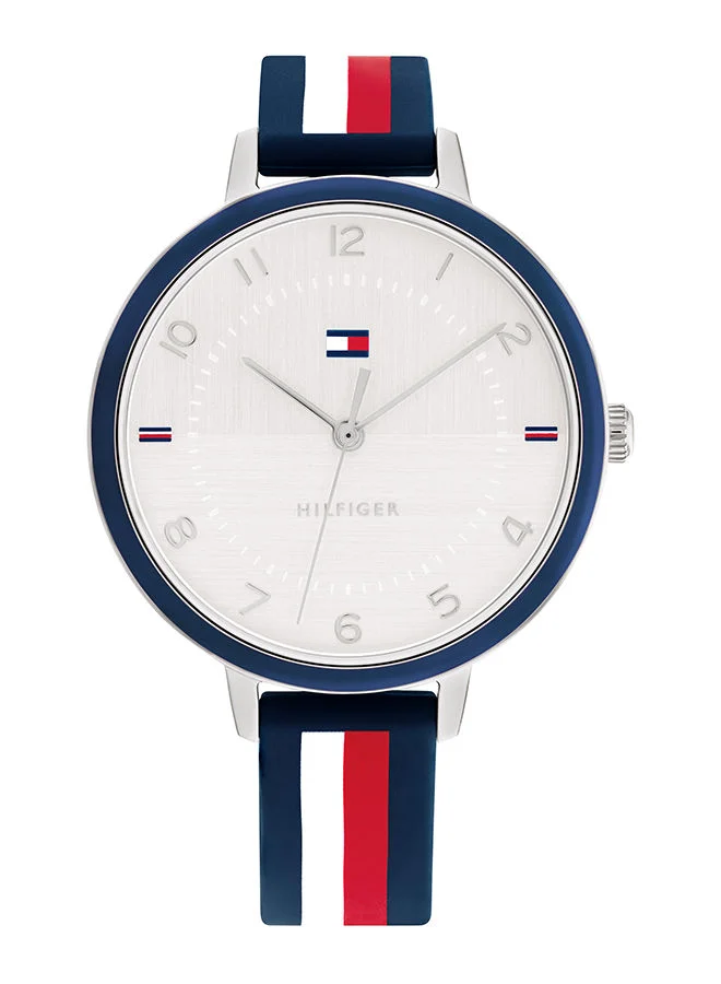 Premium Analog Round Silicone Wrist Watch for Women (38 mm) wizdf