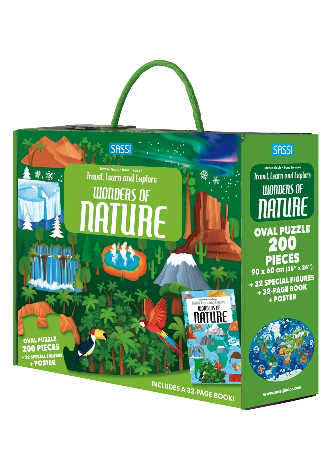 Sassi Travel Learn and Explore Wonders of Nature Educational Activity Book (1 Piece) llip8