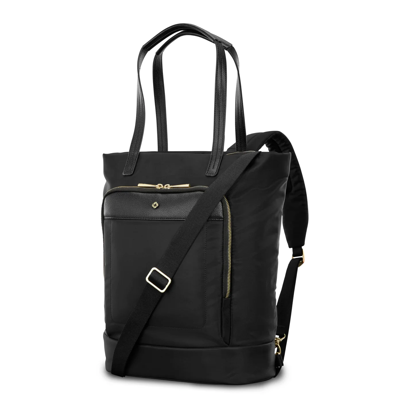 Premium Convertible 3-in-1 Laptop Backpack Tote Crossbody Bag for Travel and Business (Black, 40 cm x 30 cm x 15 cm) hawif