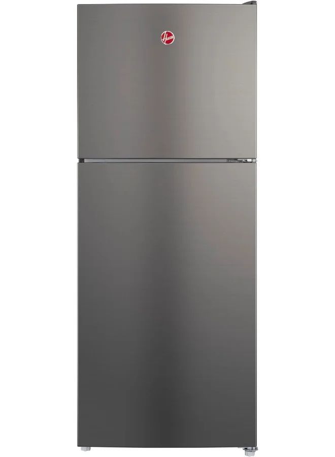 HOOVER Double Door Top Mount Refrigerator (Stainless Steel, 386 L, Grey) pborm