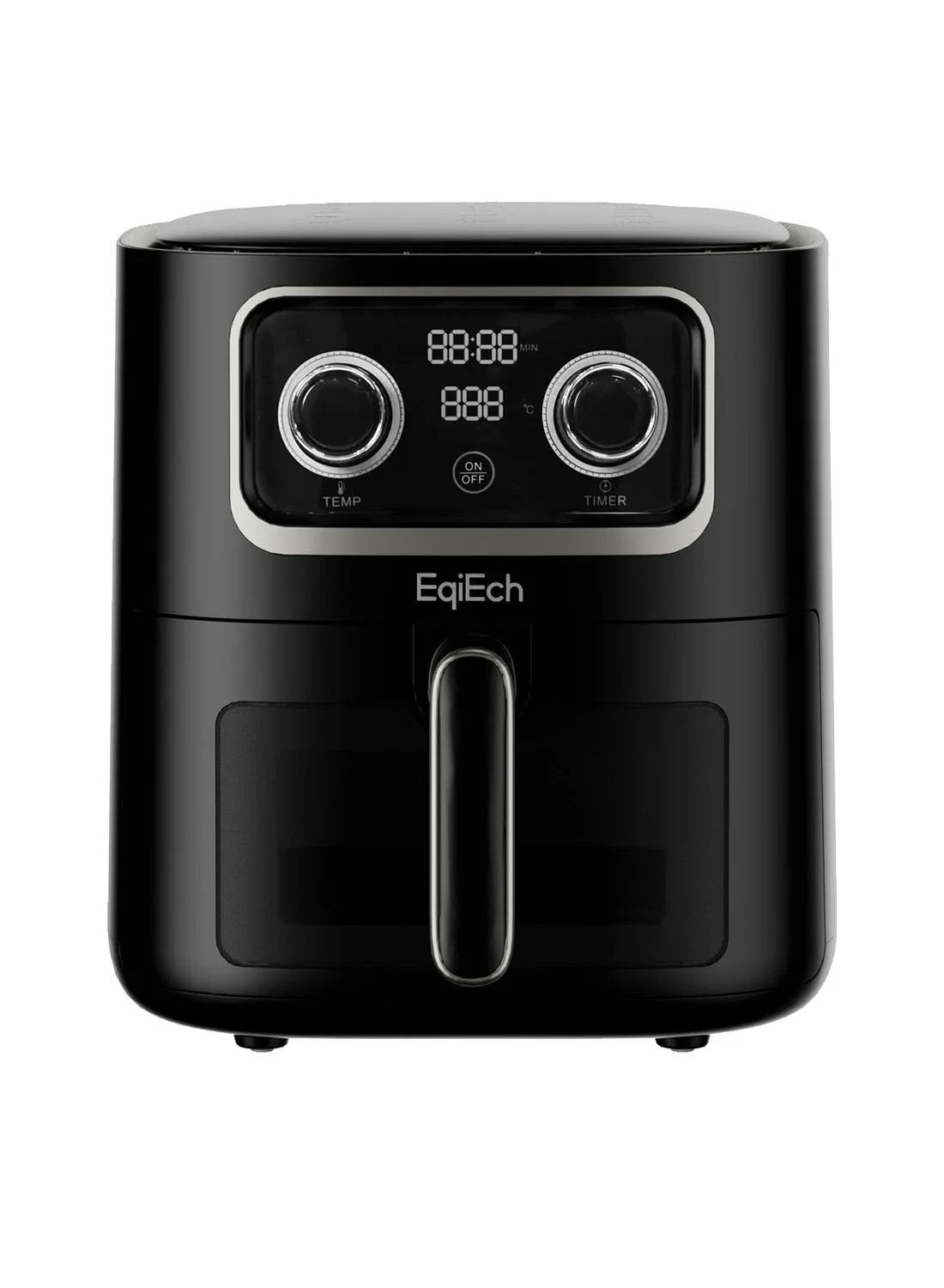 EqiEch Smart Air Fryer 1500W Large Capacity Kitchen Appliance (Black, 10 L) q7pe4