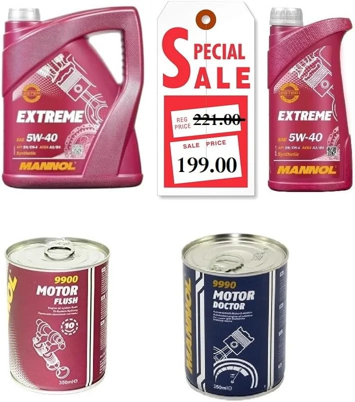 HTE Engine Flush Treatment Kit with Premium Synthetic Lubricants (450 mL) g0cpg