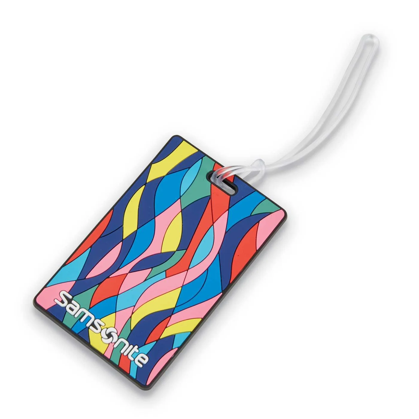 Premium Designer Luggage ID Tag Durable Travel Accessory for Suitcases (Vectorfunk, One Size) sycad