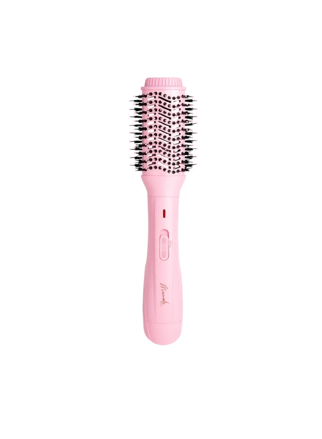 Premium Hair Blow Dry Brush Professional Volumizing Styling Tool (Pink, 1 Piece) rgjl0