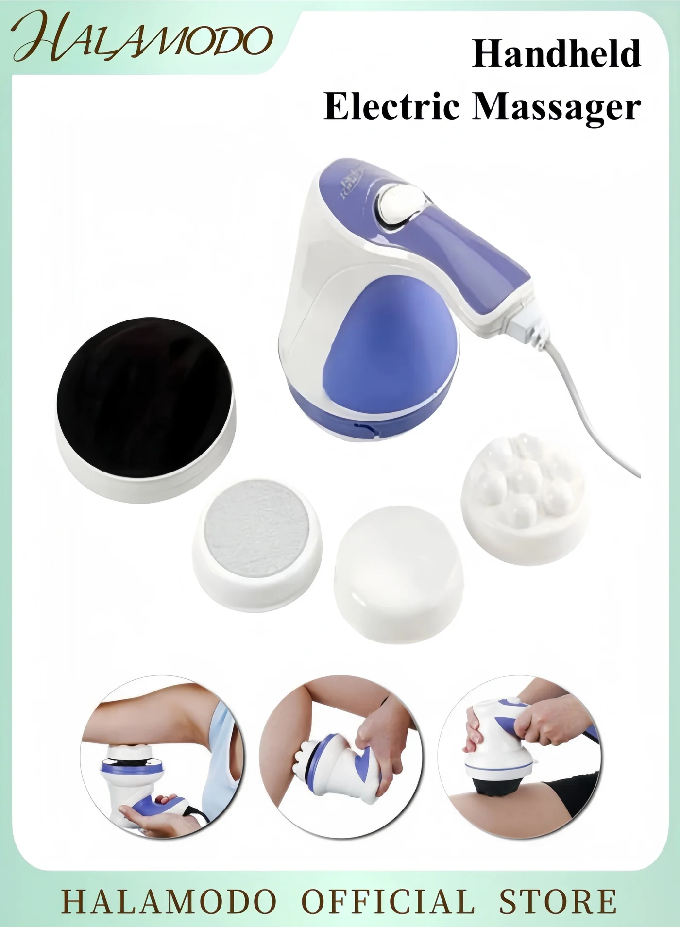 Premium Electric Handheld Full Body Massager for Muscle Relaxation and Tension Relief (Unisex, 1 Piece) mk1y7
