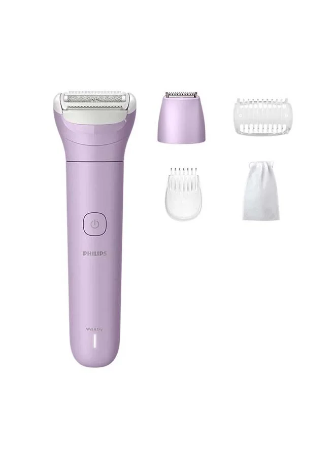 Professional Cordless Wet And Dry Lady Shaver And Trimmer For Legs And Bikini (Lavender, 1 Unit) ugw57