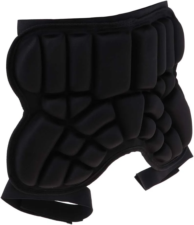 Klarako Kids Impact Protection Shorts Protective Hip Pads for Skating Skiing and Snowboarding (Black, Small) ub58t