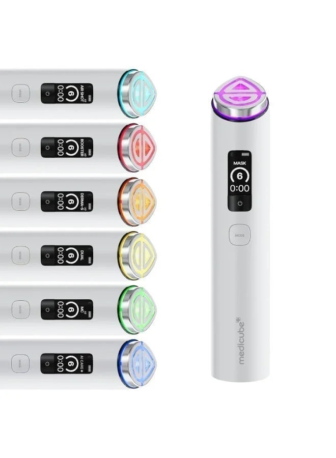 Premium 8-in-1 Smart Facial Device for Skin Rejuvenation and Firmness (White, 1 Unit) hh2na