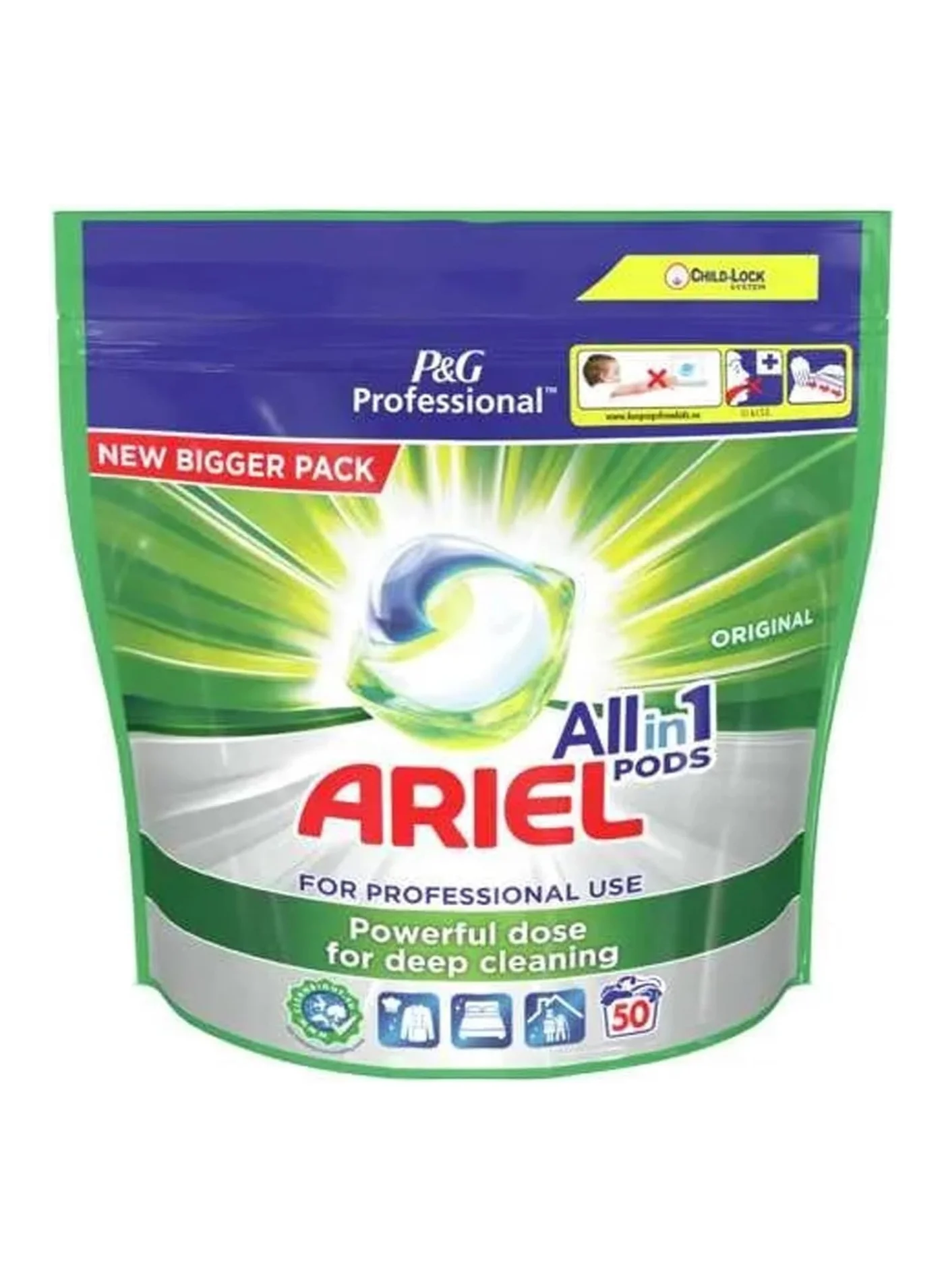 Premium Professional Laundry Detergent Pods (Deep Cleaning Formula, 50 Washes) 77vxa