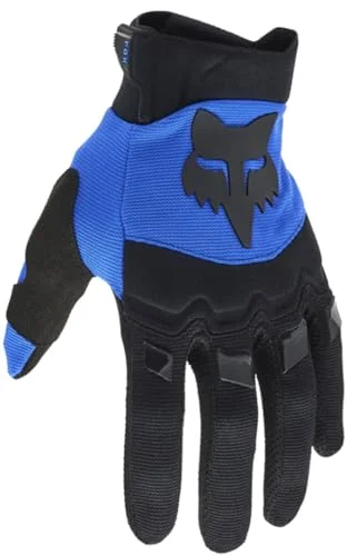 Professional Motocross Racing Gloves Durable Off-Road Protective Gear for Men (Black, Large) diw4u