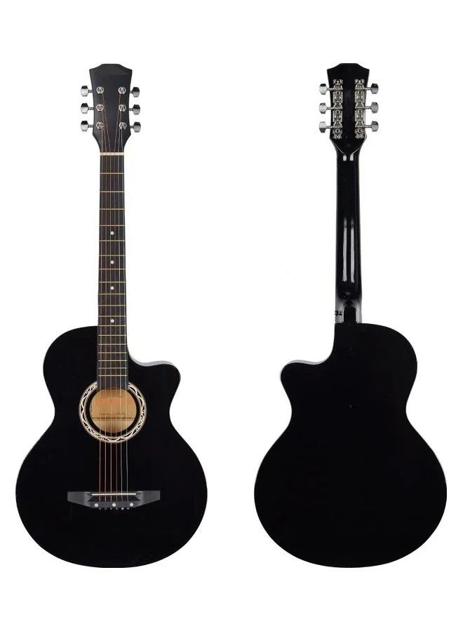 Megarya Acoustic Guitar 6-String Wooden Instrument with Glossy Finish for Beginners and Professionals nn3st