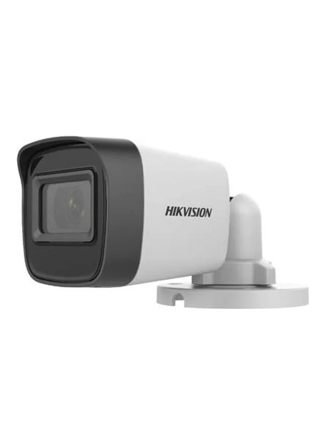 Premium 2MP Fixed Mini Bullet Security Camera High-Definition Surveillance System (White, 1 Unit) 2qse7