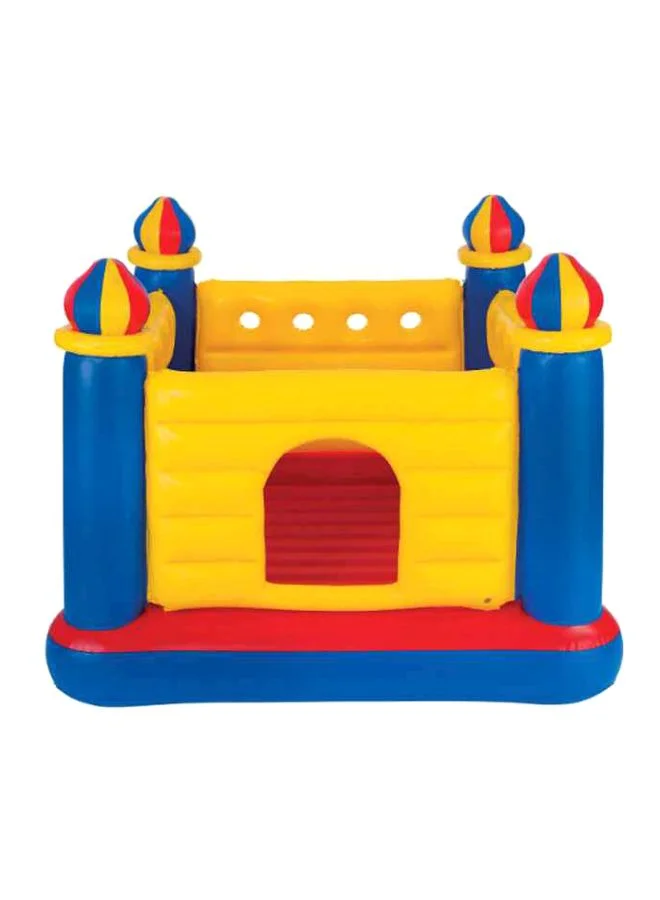 Inflatable Castle Bouncer for Kids Premium PVC Jumping House (175 cm x 175 cm x 135 cm) k5n1b