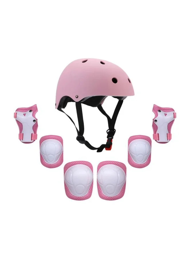 Loquat 7-In-1 Skateboard Protective Gear Set (Adjustable Straps, Durable Impact-Resistant Shell, For Kids and Teens) ivk5y