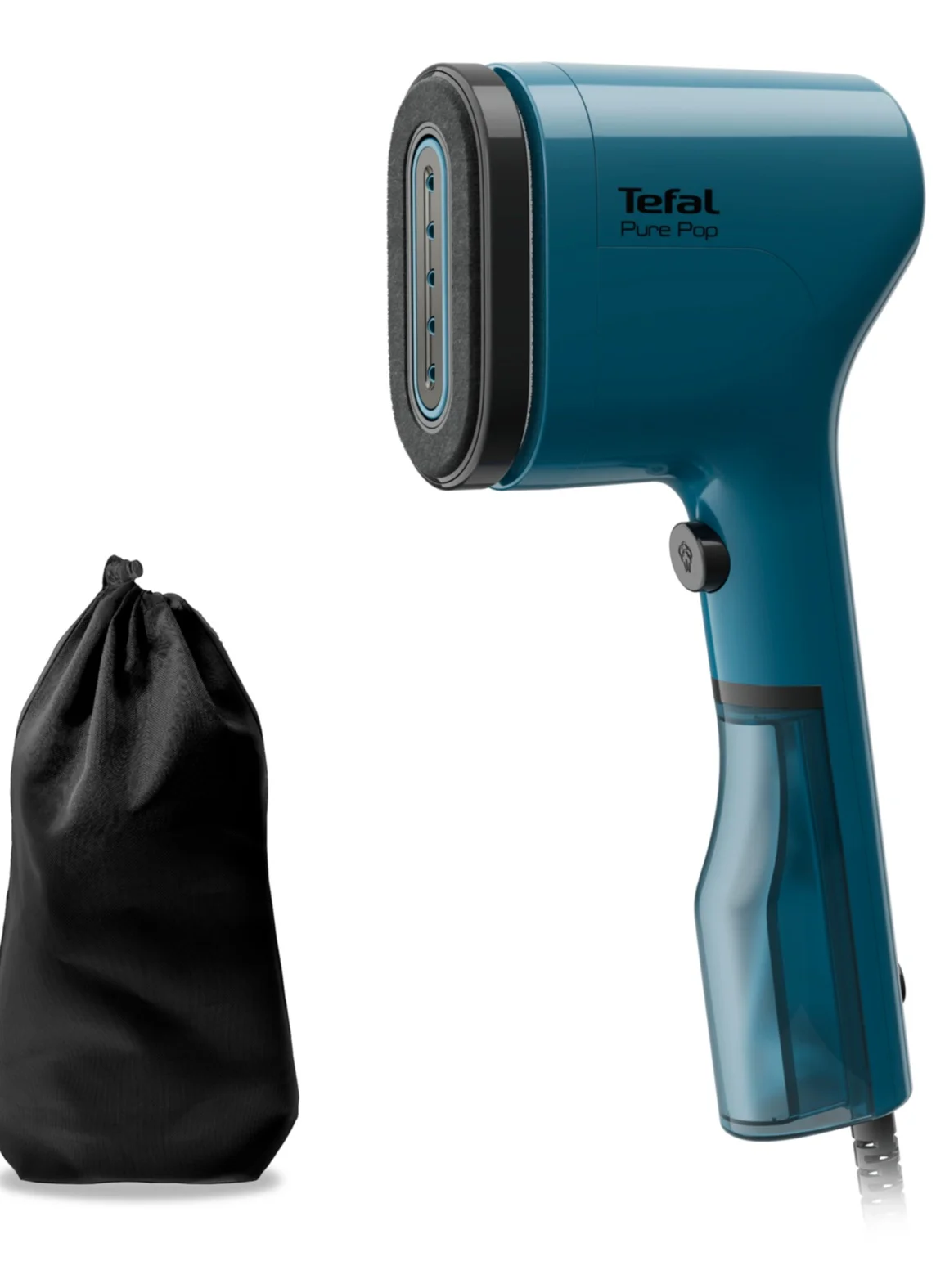 Portable Handheld Garment Steamer for Clothes and Delicate Fabrics (Blue, 0.2 kg) cq19x