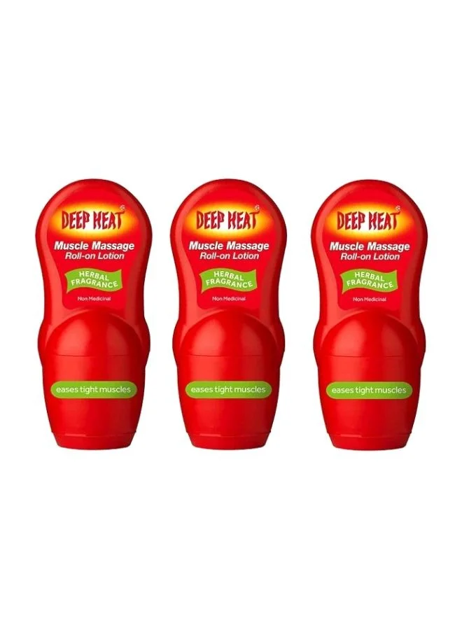 Muscle Massage Roll-on Lotion Premium Recovery Formula (3 x 50 mL) ne929