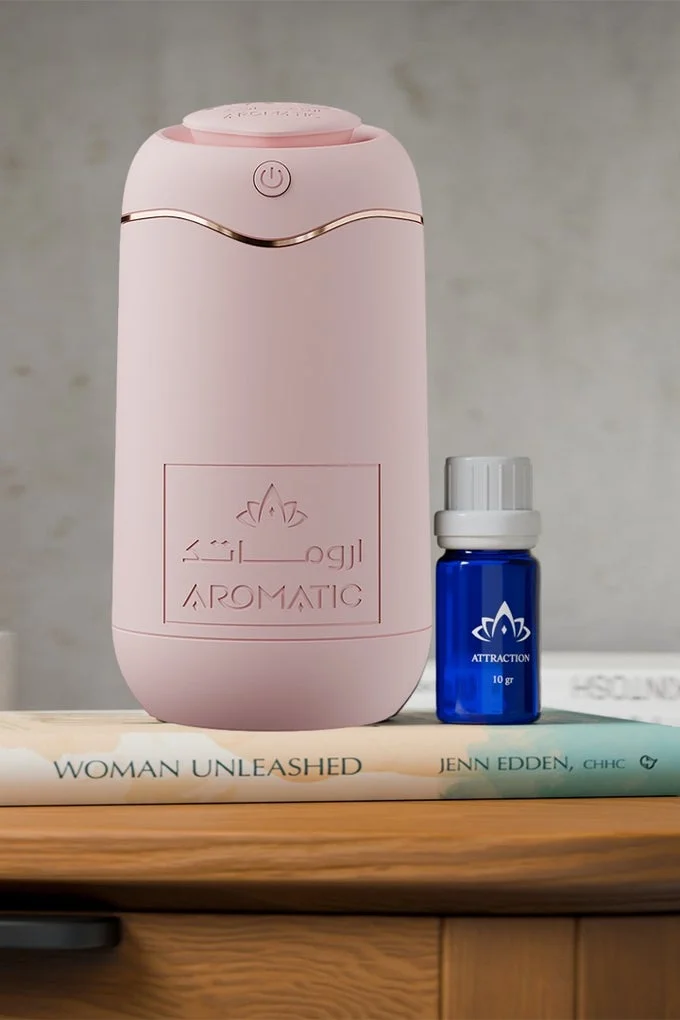 Aromatic AF60 Portable Fragrance Diffuser Premium Ultrasonic Aromatherapy Device (Rose, 1 Unit) g9ve1