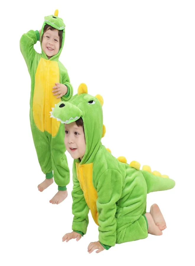 Fairycece Dinosaur Onesie Costume for Toddlers (Green, 2T-4T) 914ez
