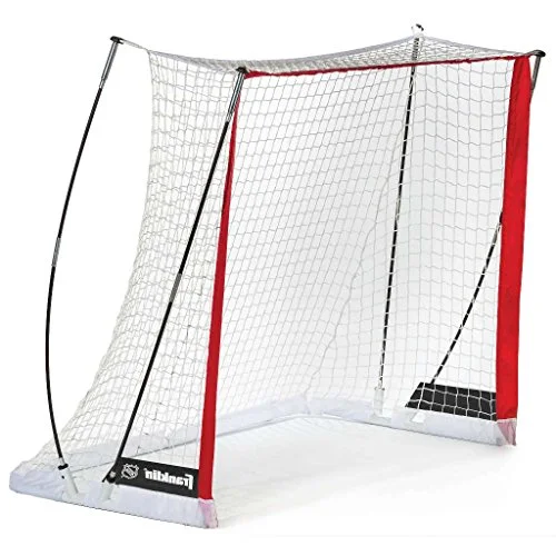 Portable Street Hockey Goal Set - Lightweight Fiberglass Frame - Durable Professional Training Equipment (50 inch) 8275d