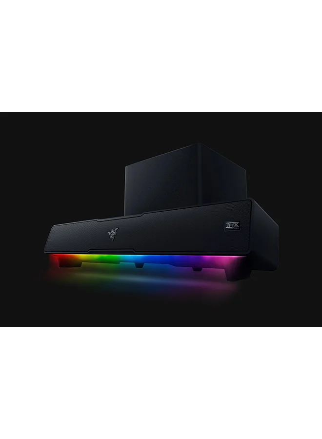 Premium PC Gaming Soundbar with Subwoofer System (Black, 1 Unit) gjl0b