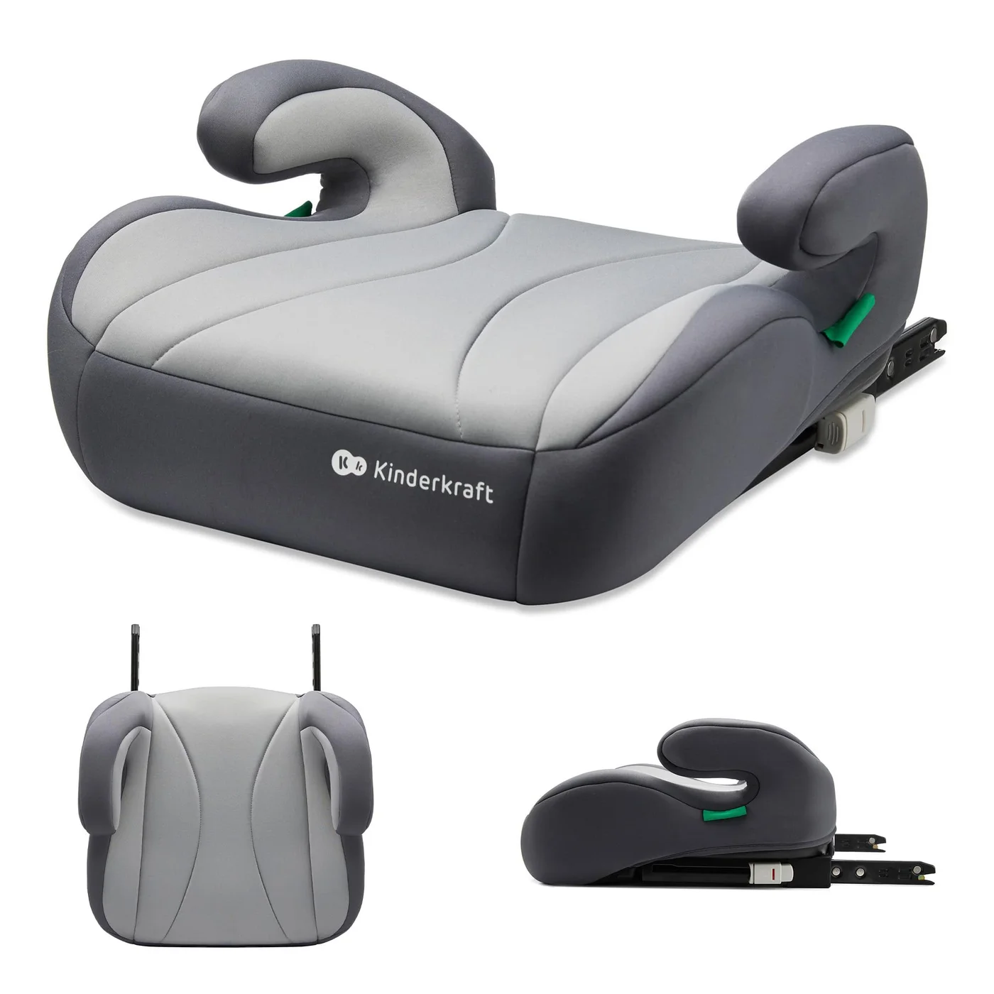Premium Portable Booster Seat for Toddlers (Grey, Compact Design) ju7sq